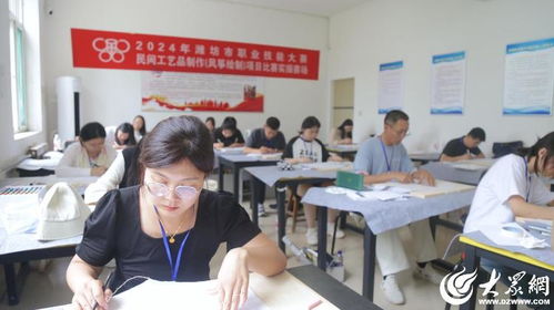 2024年潍坊市职业技能大赛 民间工艺品制作之风筝绘制项目比赛在营利性民办职业技能培训机构成功举办